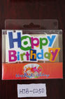 Happy Birthday Letter Fancy Cake Candles , Beautiful Birthday Candles Multi Colored