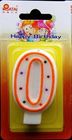 Best-selling unique polka dot number birthday candle