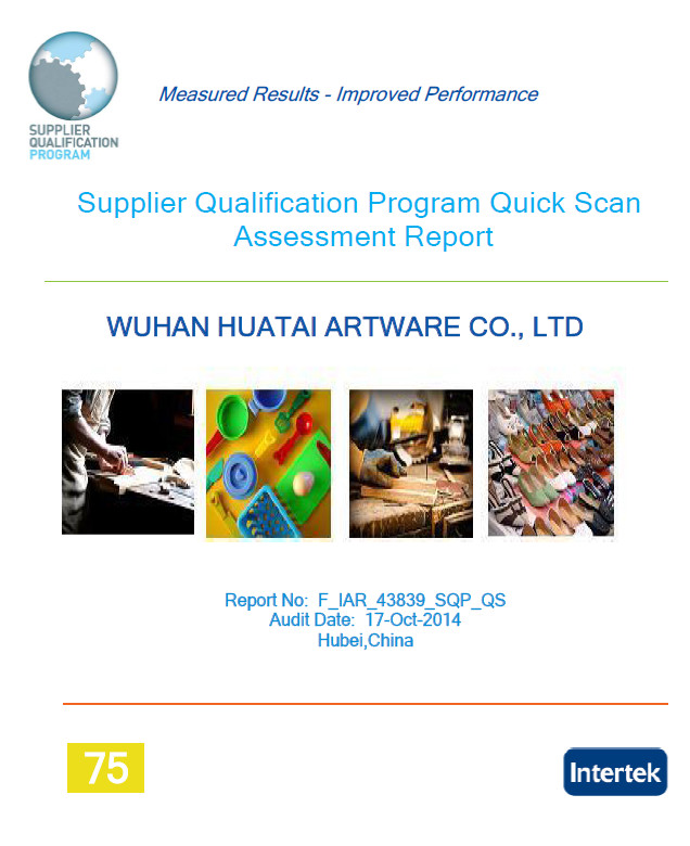 Китай Wuhan Huatai Artware Co., Ltd Сертификаты